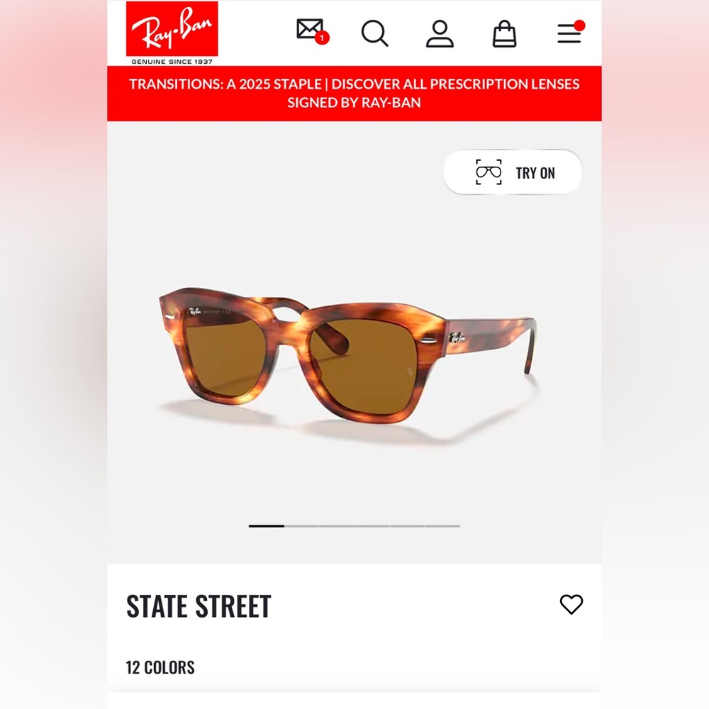 Rayban State Street Sunglasses